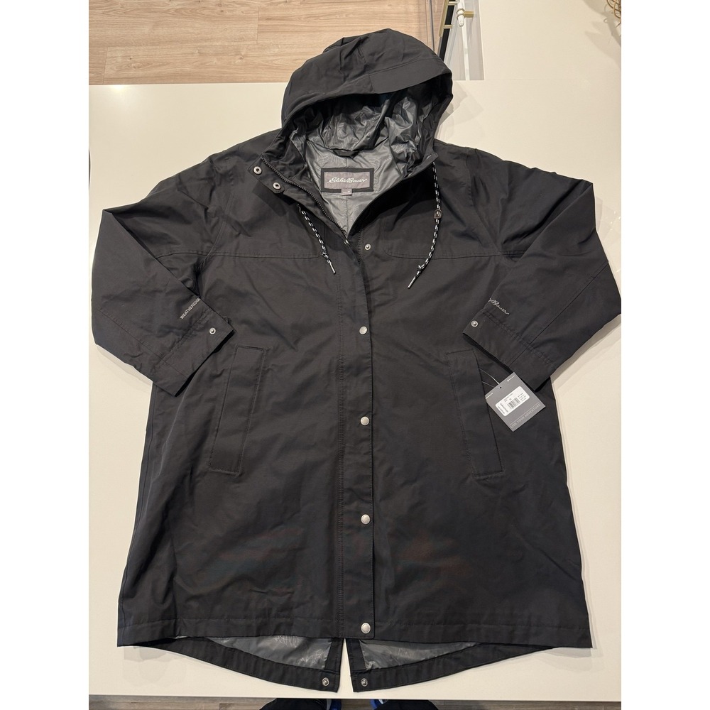 Eddie Bauer WW Charly Parka 1074 Women's 2X Black Waterproof Hooded